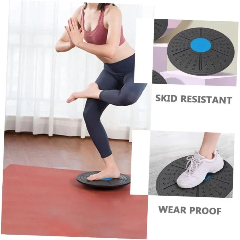 Gross motor, Kids and Adults, Swing Balance Board 360° Waist Rotation Torsion Balance Exerciser Rehabilitation Training Home Yoga Fitness Exercise Tool