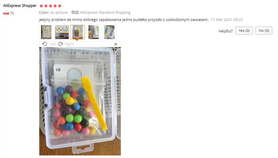 Early education toy (motor planning, fine motor, concentration) test tube clip beads logic concentration children fine motor action teaching aid decompression party game for kids
