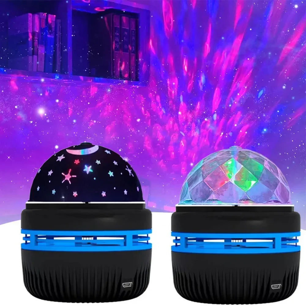 Sensory relaxation, Sleep routine, calming 5V Star Galaxy Projector Night Light Sky Colorful Display for Bedrooms Gaming Room USB Auto-Rotating Ambiance for Bedrooms Party