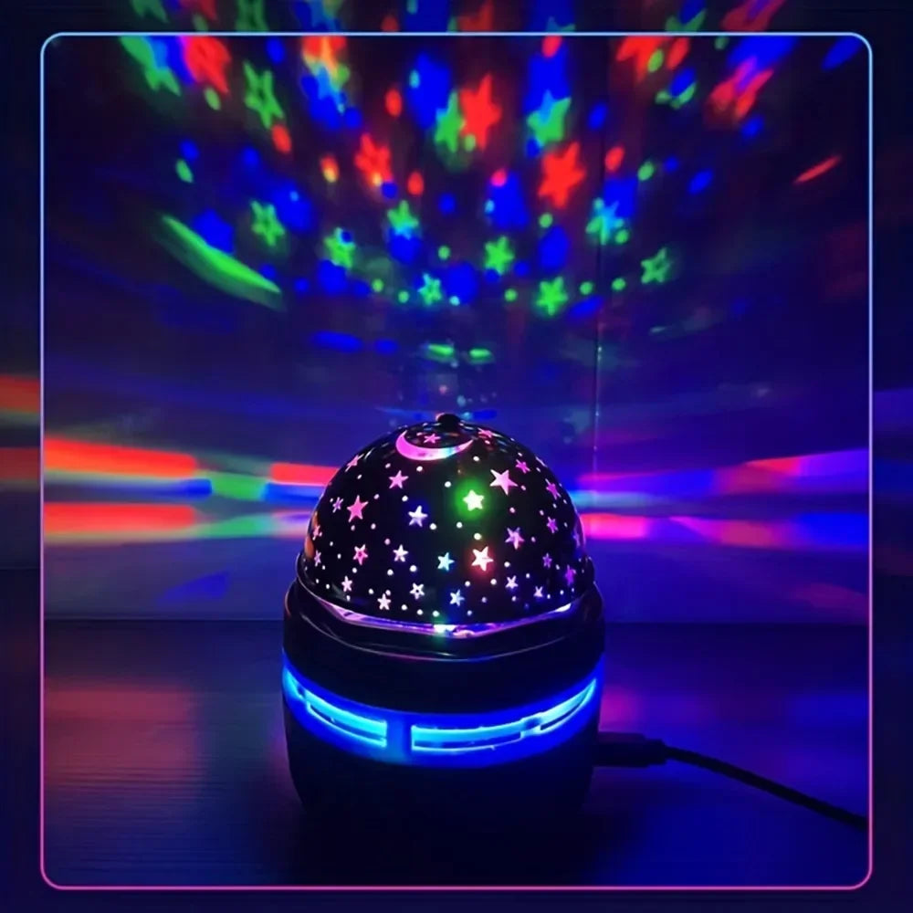 Sensory relaxation, Sleep routine, calming 5V Star Galaxy Projector Night Light Sky Colorful Display for Bedrooms Gaming Room USB Auto-Rotating Ambiance for Bedrooms Party