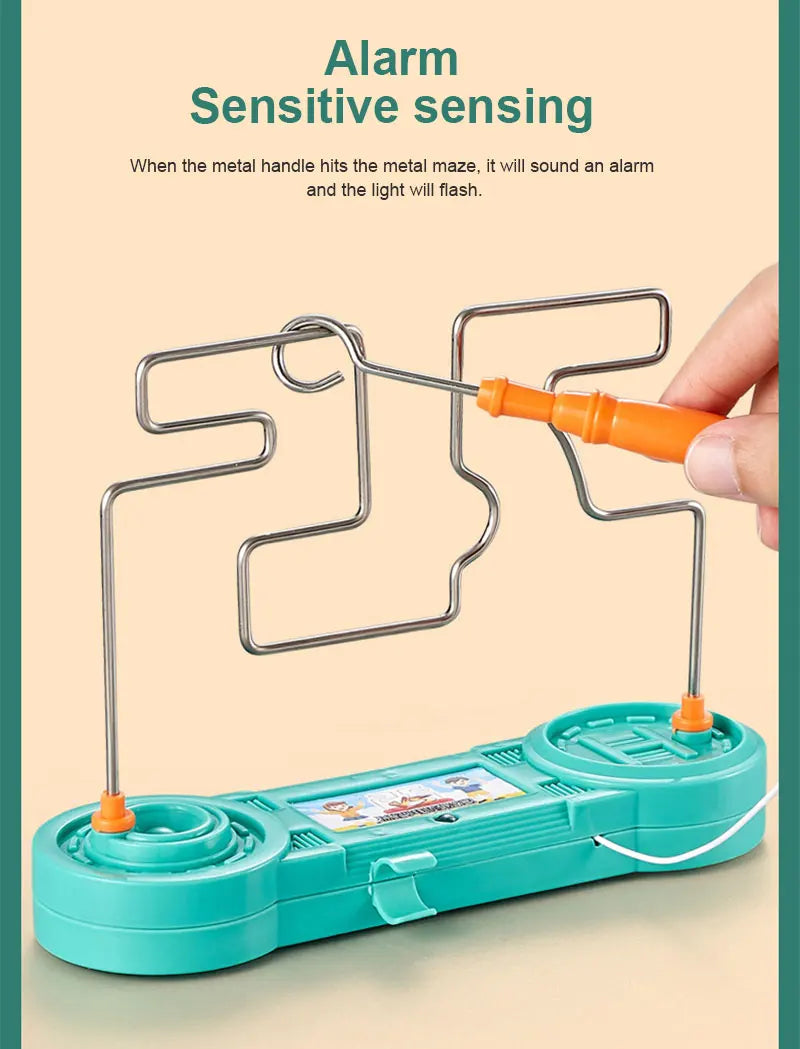 Fun Kids Concentration Training Electric Collision Maze Toy, Science Experiment Kids Early Education Puzzle