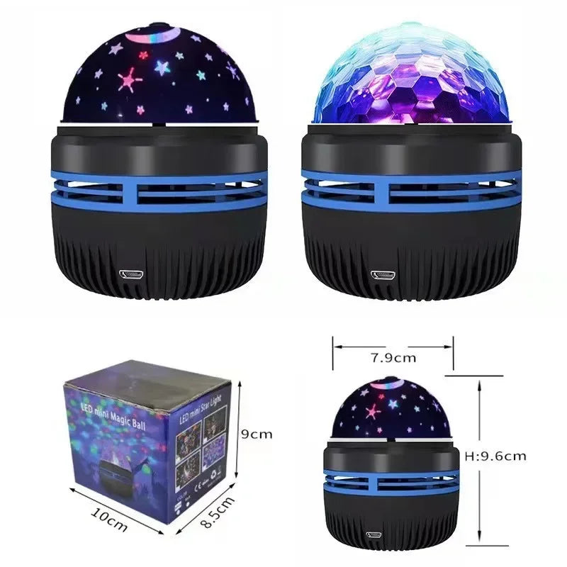 Sensory relaxation, Sleep routine, calming 5V Star Galaxy Projector Night Light Sky Colorful Display for Bedrooms Gaming Room USB Auto-Rotating Ambiance for Bedrooms Party
