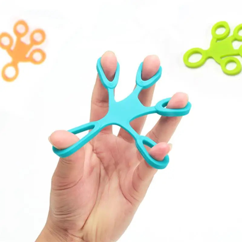 Finger Grip Silicone Ring Exerciser, grip strength, Antistress Resistance Band Fitness Stretcher 3 Levels Finger Sensory Toy for Autism ADHD