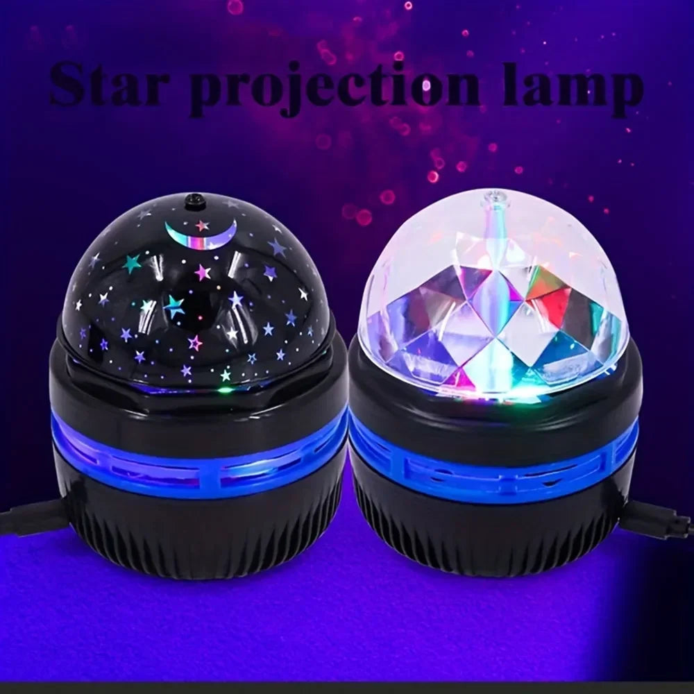 Sensory relaxation, Sleep routine, calming 5V Star Galaxy Projector Night Light Sky Colorful Display for Bedrooms Gaming Room USB Auto-Rotating Ambiance for Bedrooms Party
